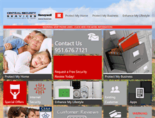 Tablet Screenshot of centralssi.com